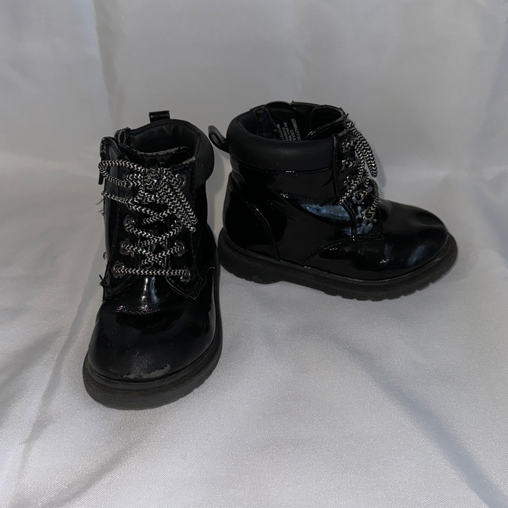 Wonder nation toddler combat boots size 6